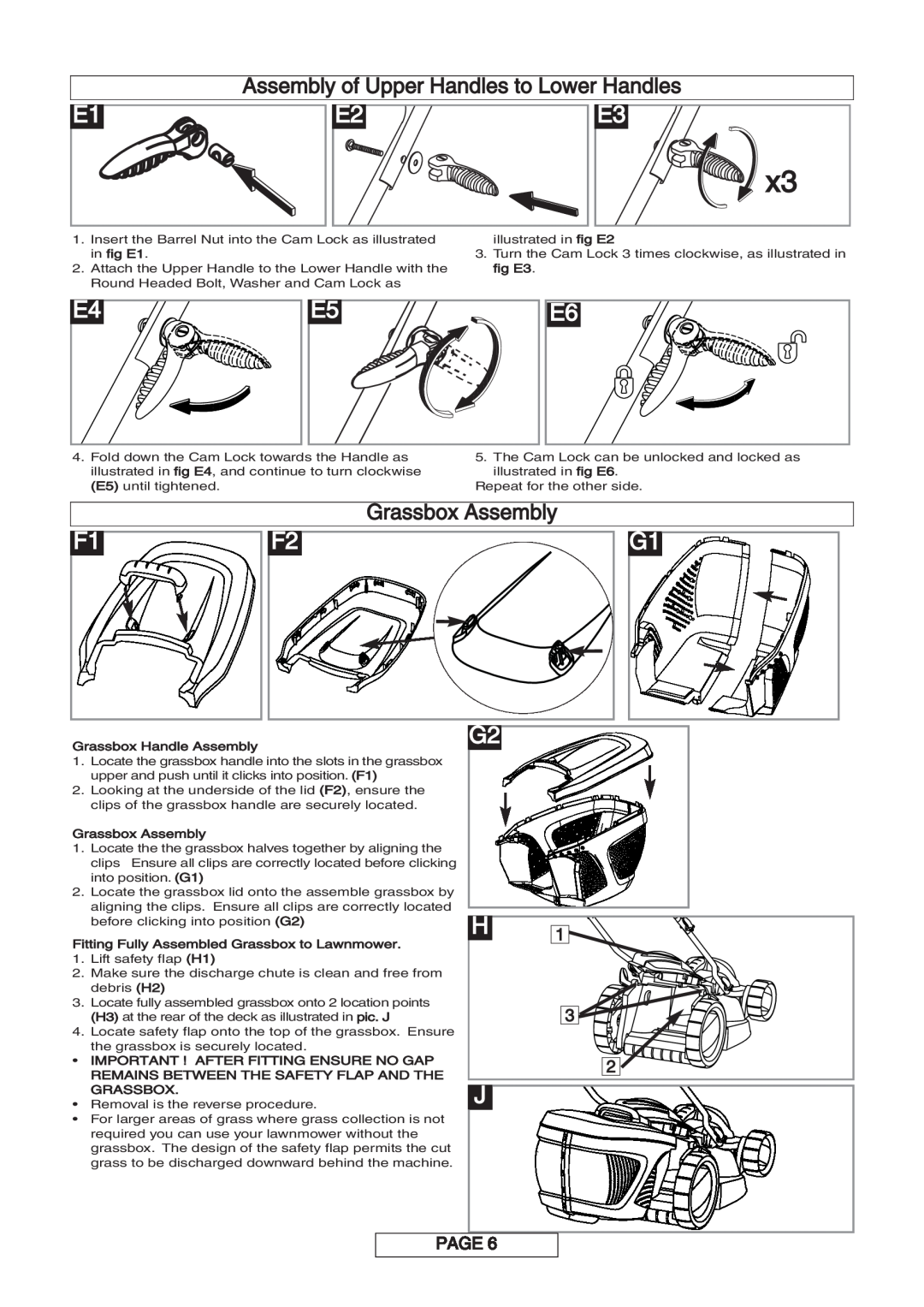 Flymo 360XC, 420XC, 340XC manual 