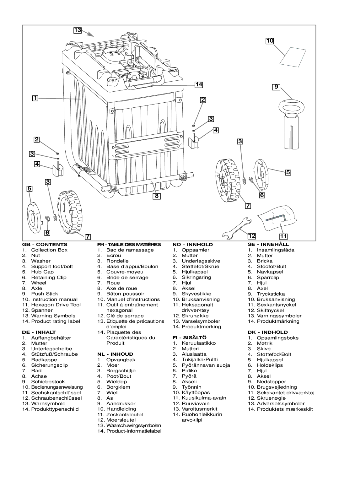 Flymo 510740403 manual 149 