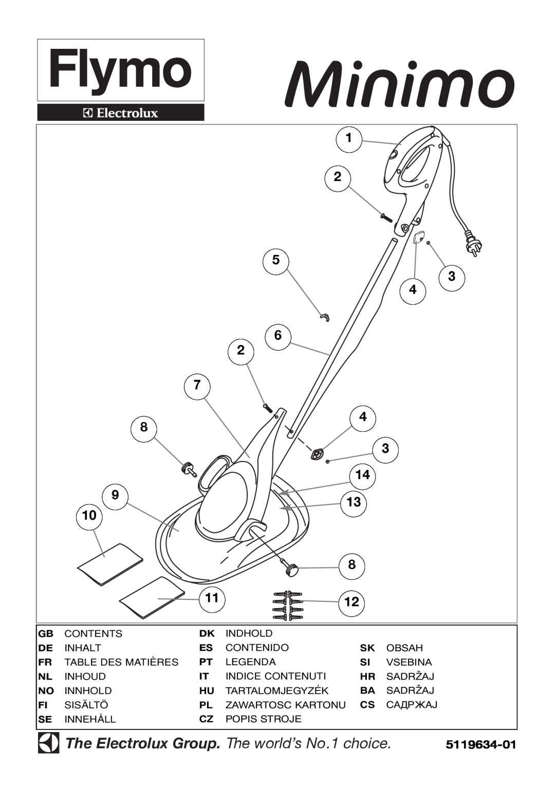 Flymo Electric Lawn Mower manual The Electrolux Group. The world’s No.1 choice 