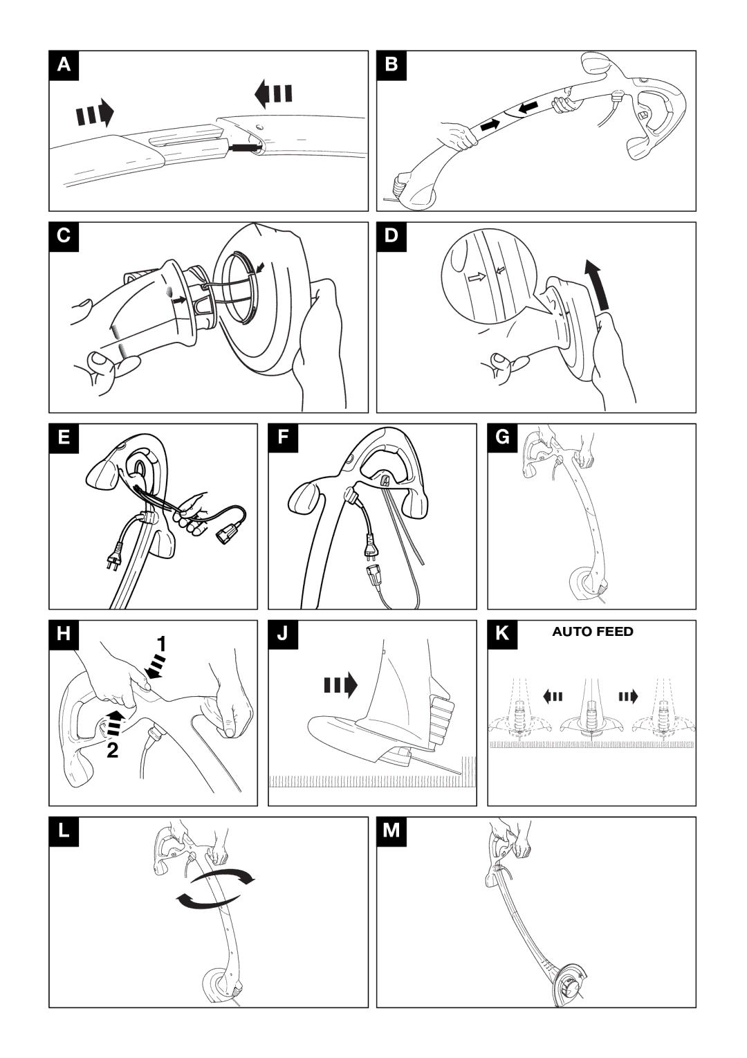 Flymo Revolution manual Auto Feed 