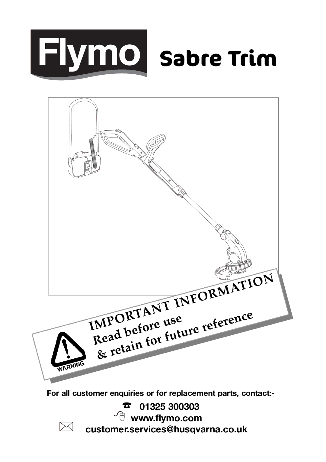 Flymo Sabre Trim manual 