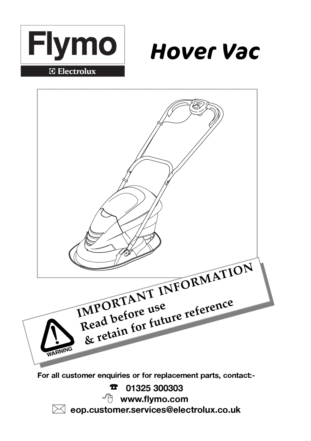 Flymo Trmmer manual Hover Vac 