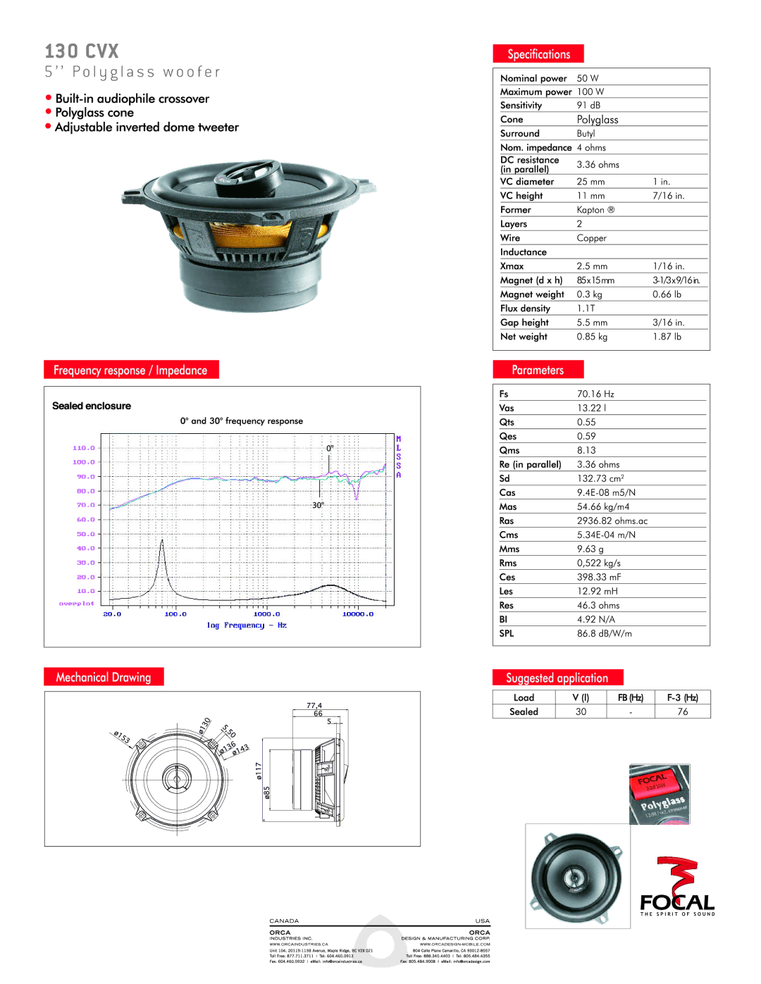 Focal 130 CVX manual 