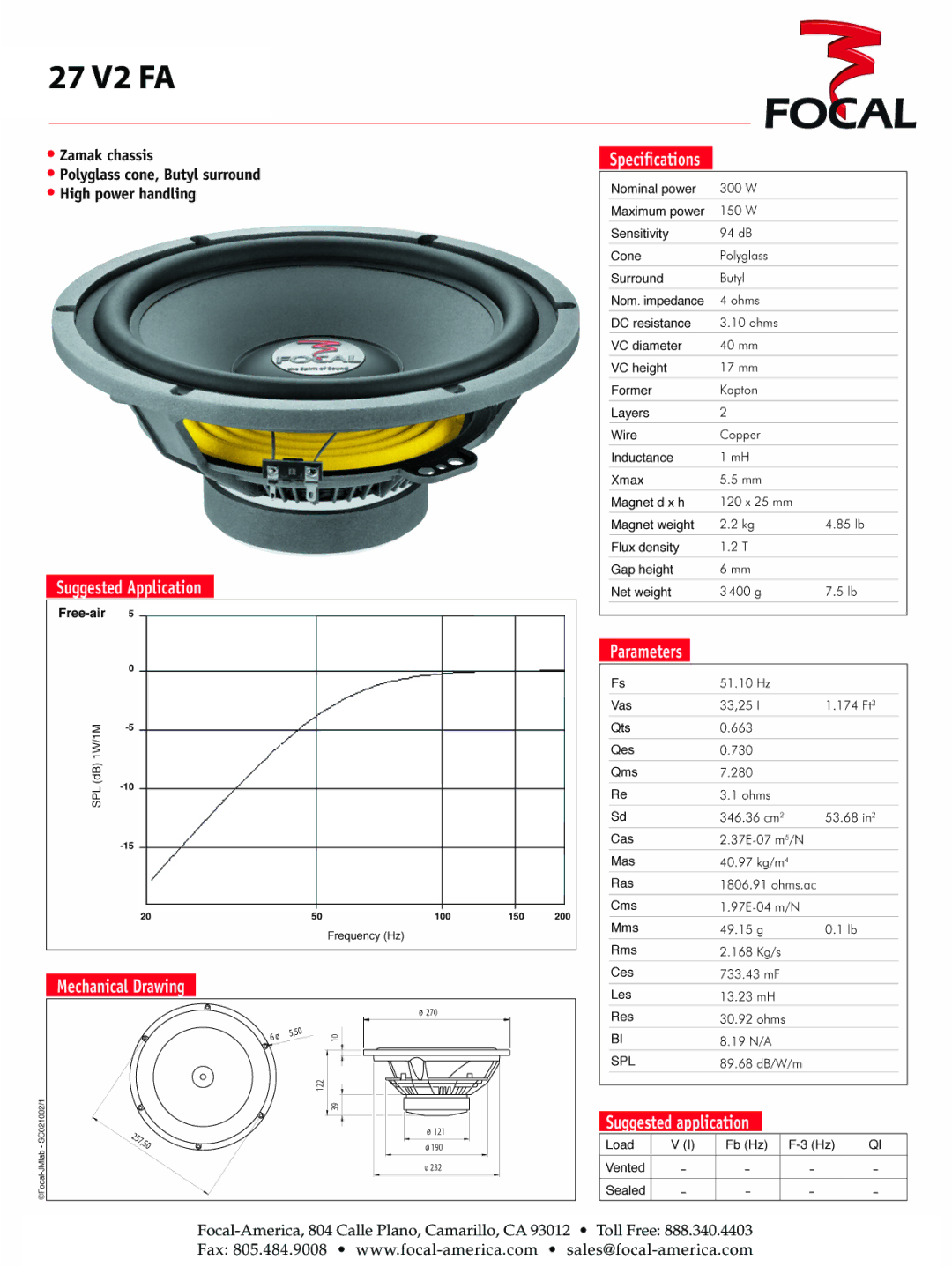 Focal 27 V2 FA manual 