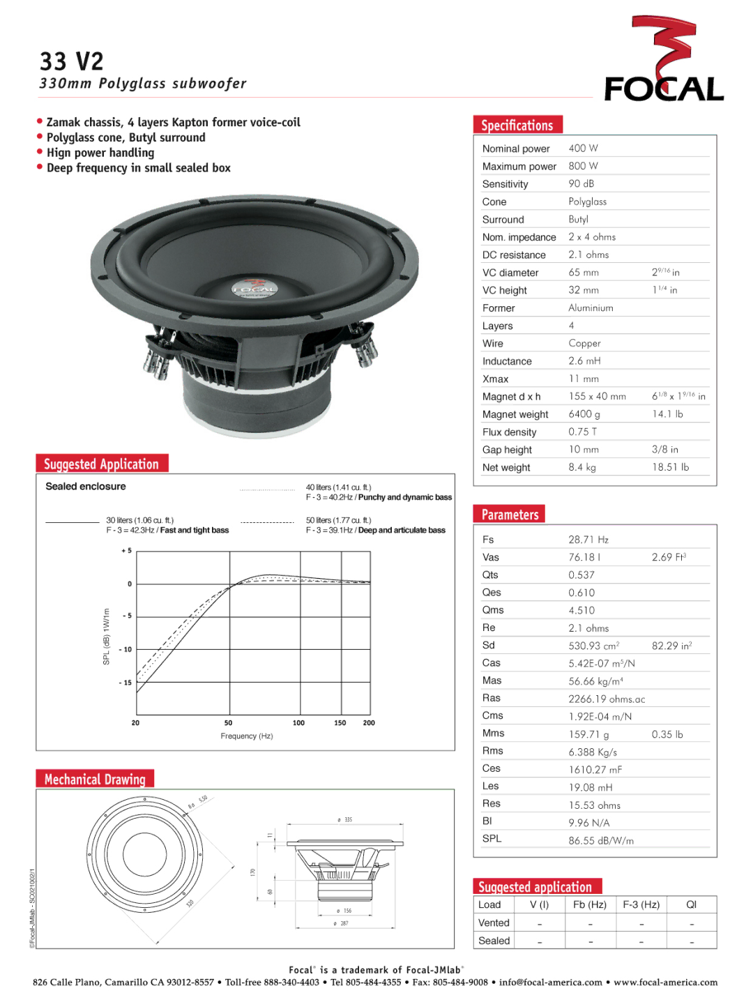 Focal 33 V2 manual 