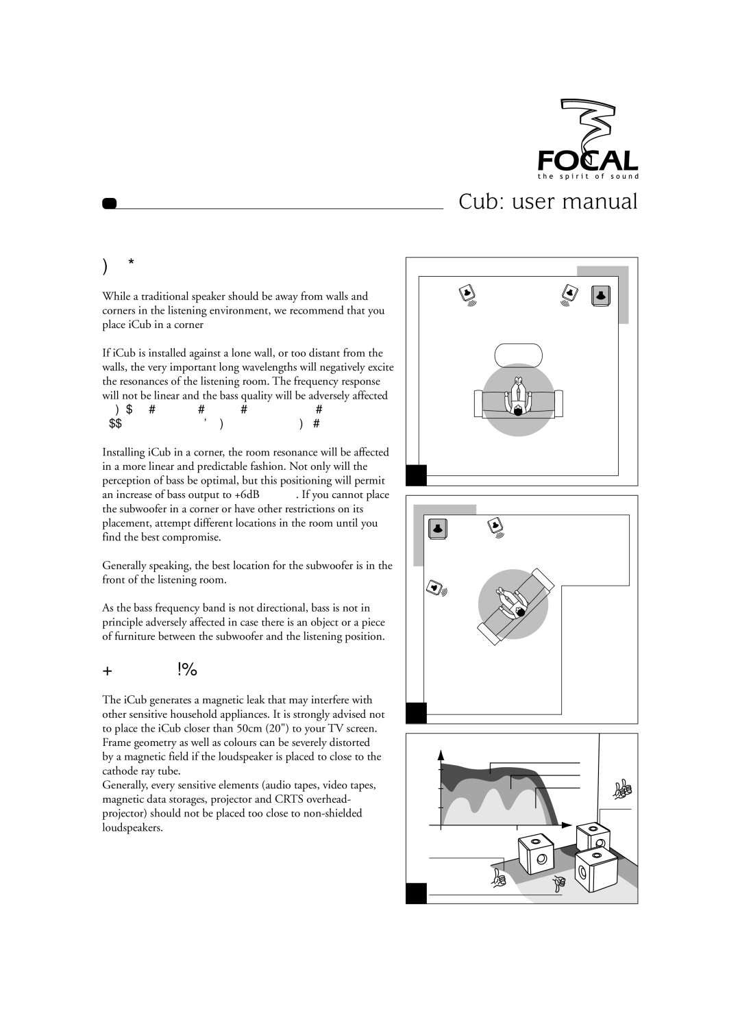 Focal SIB XXL, Sib XL user manual Placement, Magnetic disturbance 