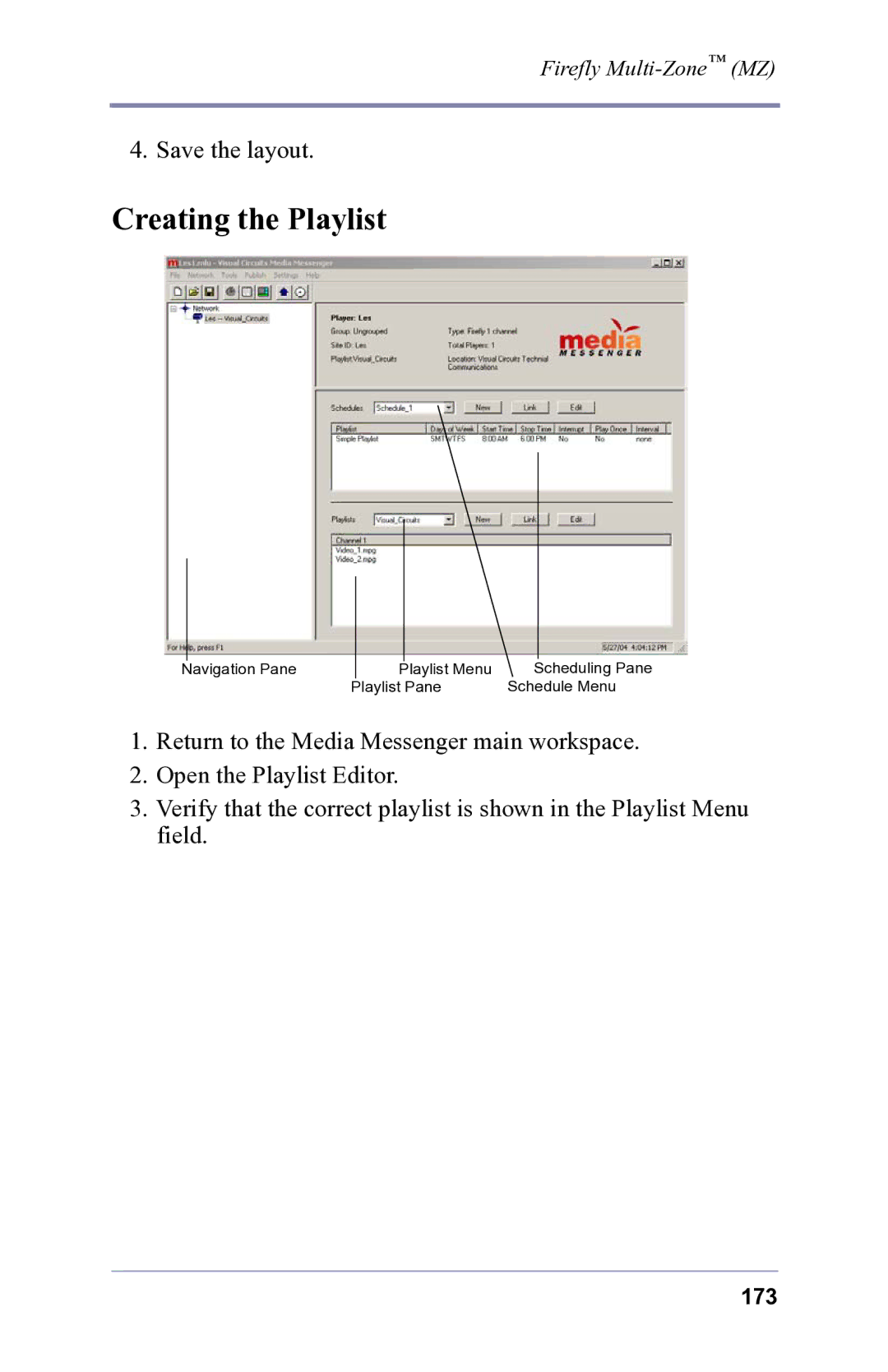 FOCUS Enhancements 3.2 user manual Creating the Playlist 