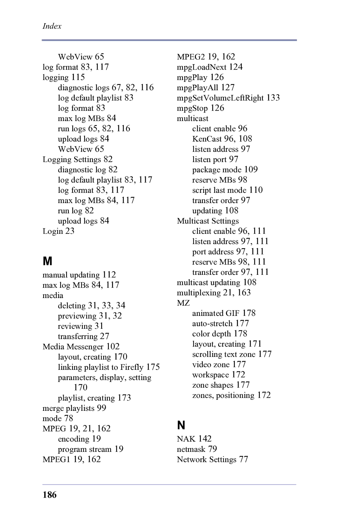 FOCUS Enhancements 3.2 user manual 170, 186 