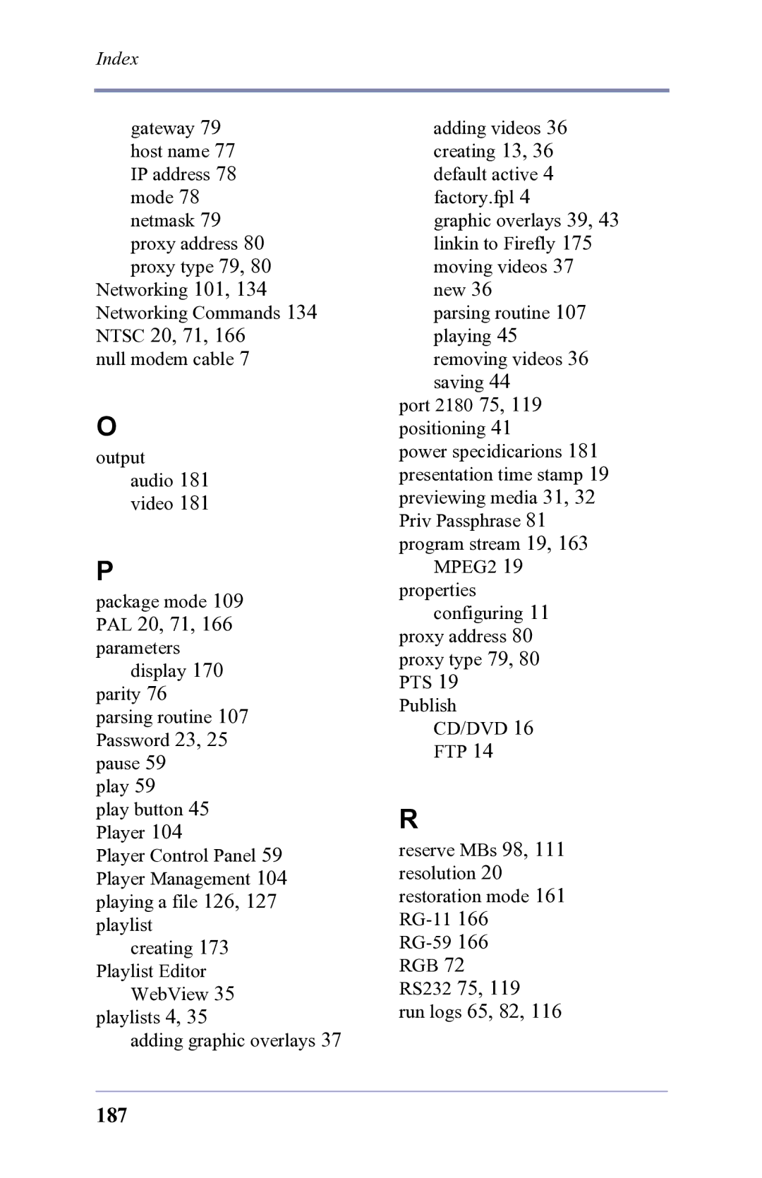 FOCUS Enhancements 3.2 user manual 187 