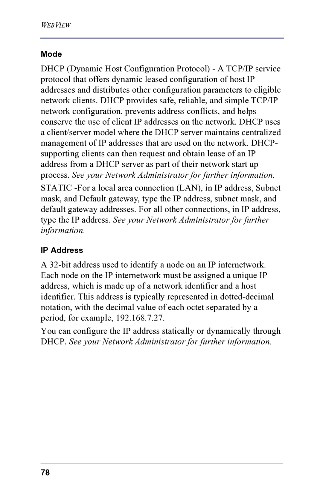 FOCUS Enhancements 3.2 user manual Mode 