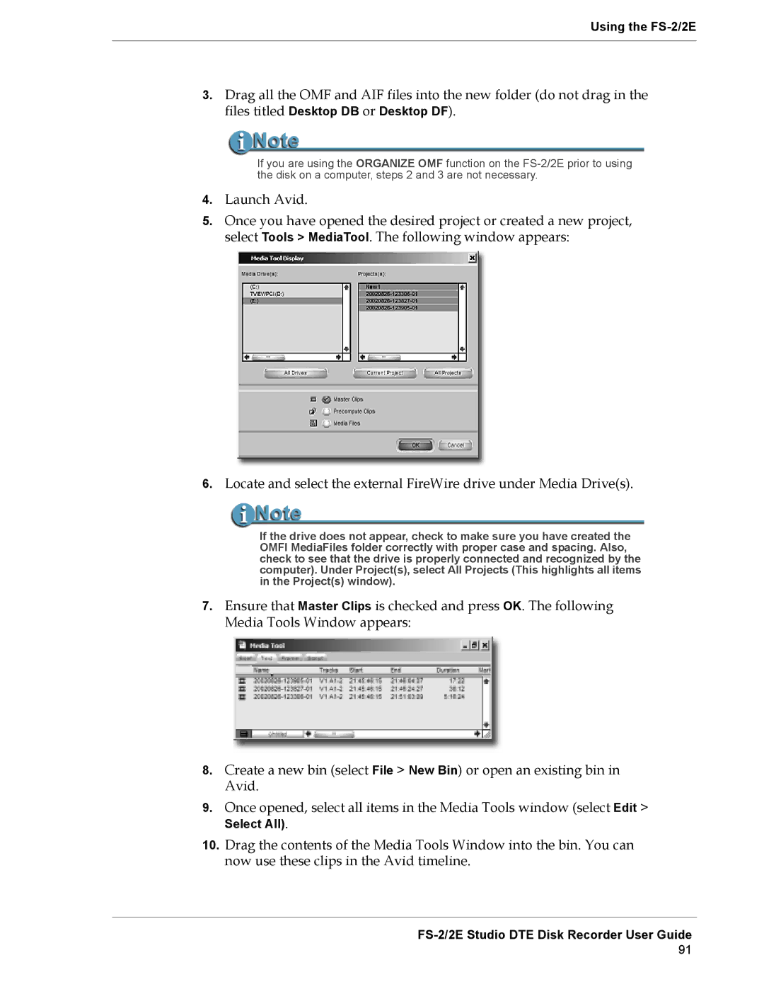 FOCUS Enhancements FS-2E manual Select All 