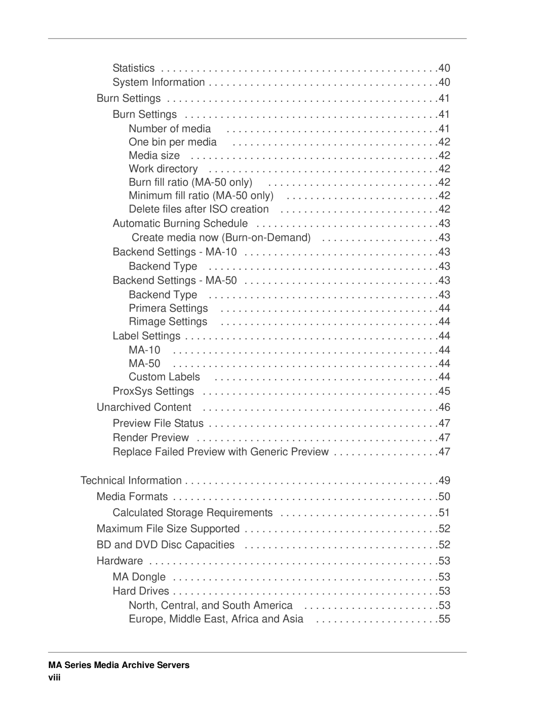 FOCUS Enhancements MANL-1161-04 manual MA Series Media Archive Servers 