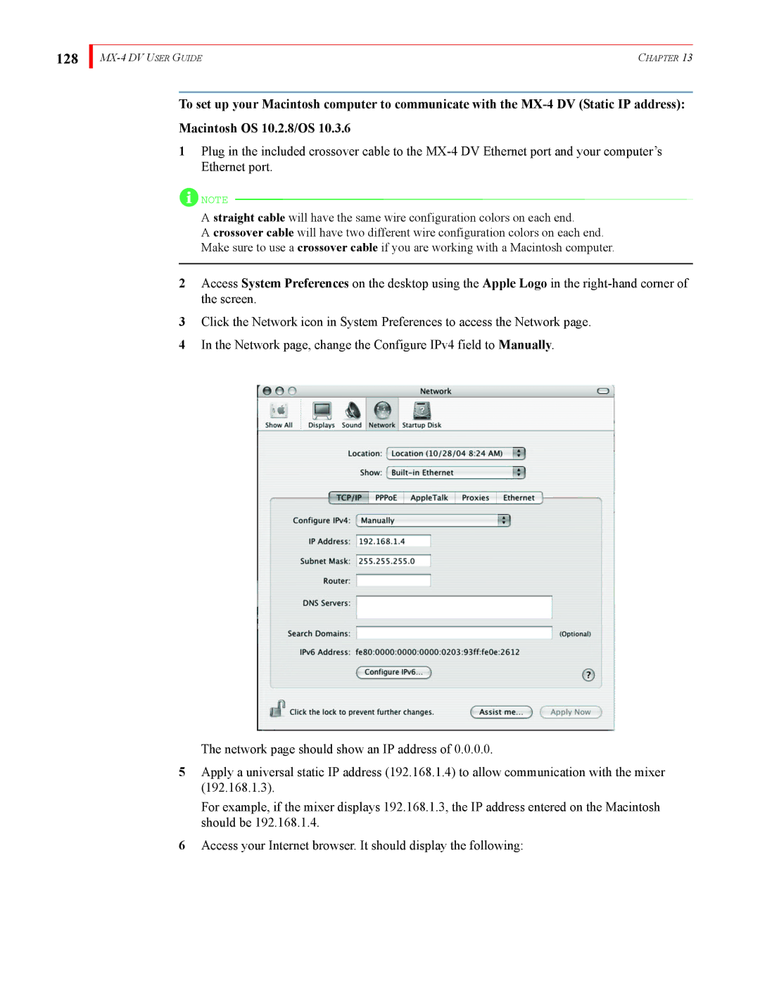 FOCUS Enhancements MX-4DV manual 128 