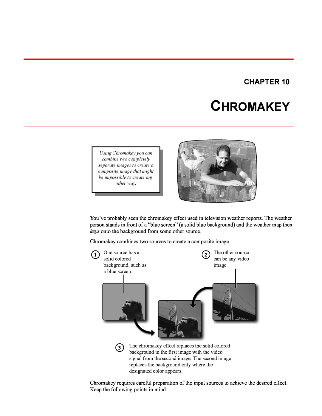 FOCUS Enhancements MX-4DV manual Chromakey, Chapter 