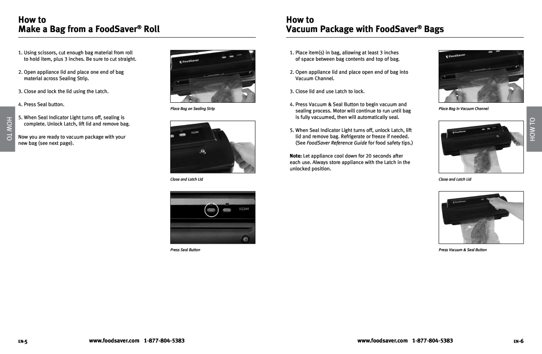 FoodSaver V2222 How to Make a Bag from a FoodSaver Roll, How to Vacuum Package with FoodSaver Bags, tohow, how to 