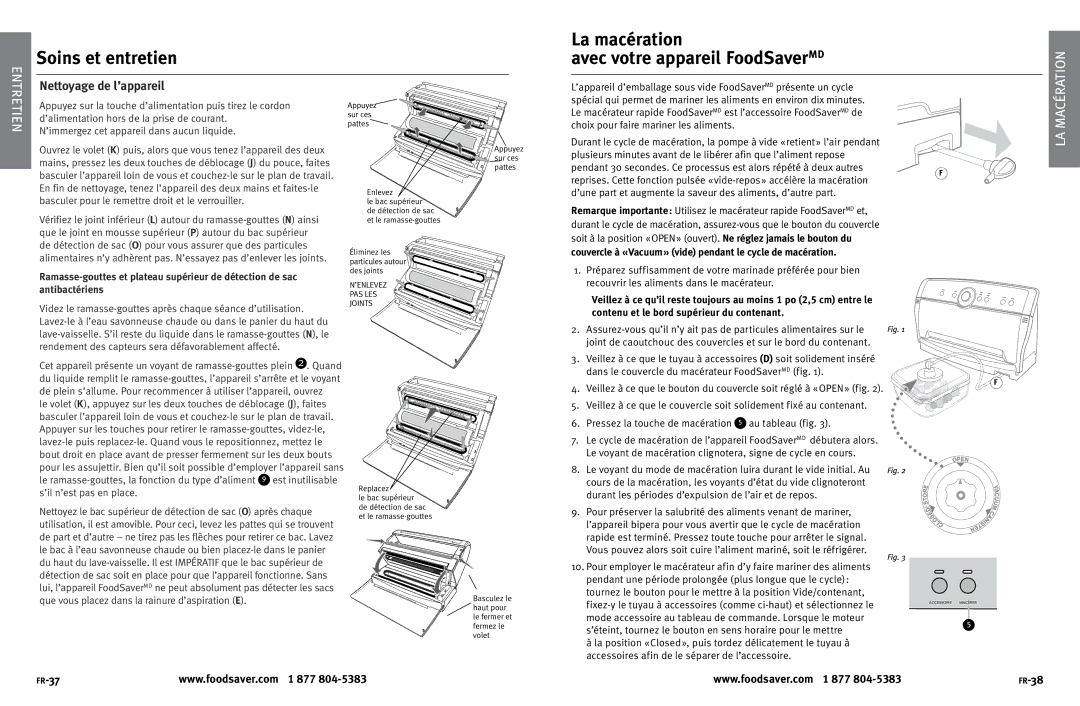 FoodSaver V3820 user manual NT Tien, FR-37 