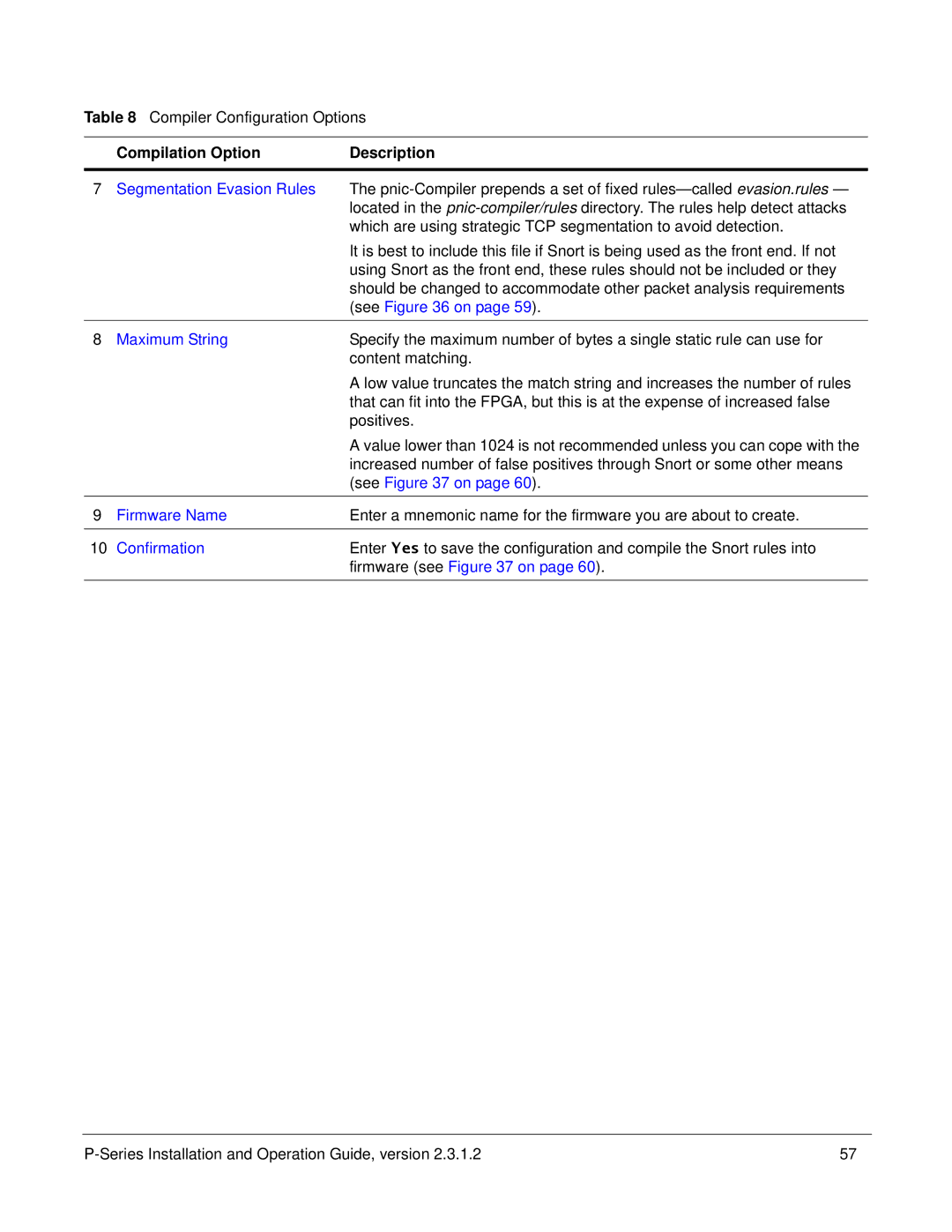 Force10 Networks 100-00055-01 manual Content matching, Positives 