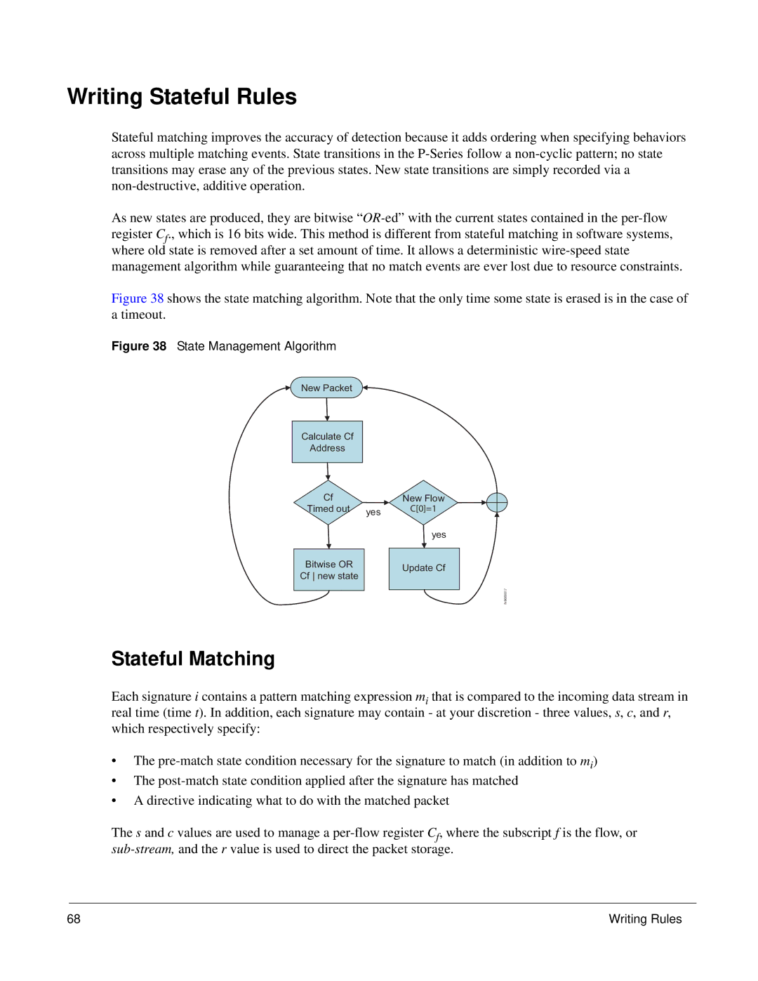 Force10 Networks 100-00055-01 manual Writing Stateful Rules, Stateful Matching 