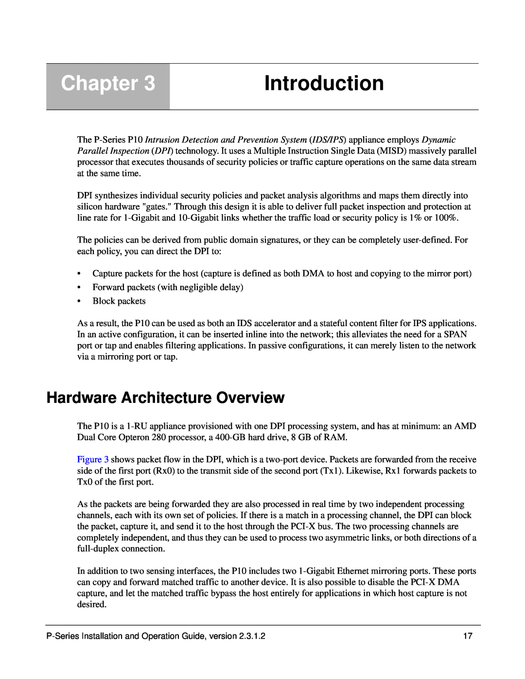 Force10 Networks 100-00055-01 manual Introduction, Hardware Architecture Overview, Chapter 