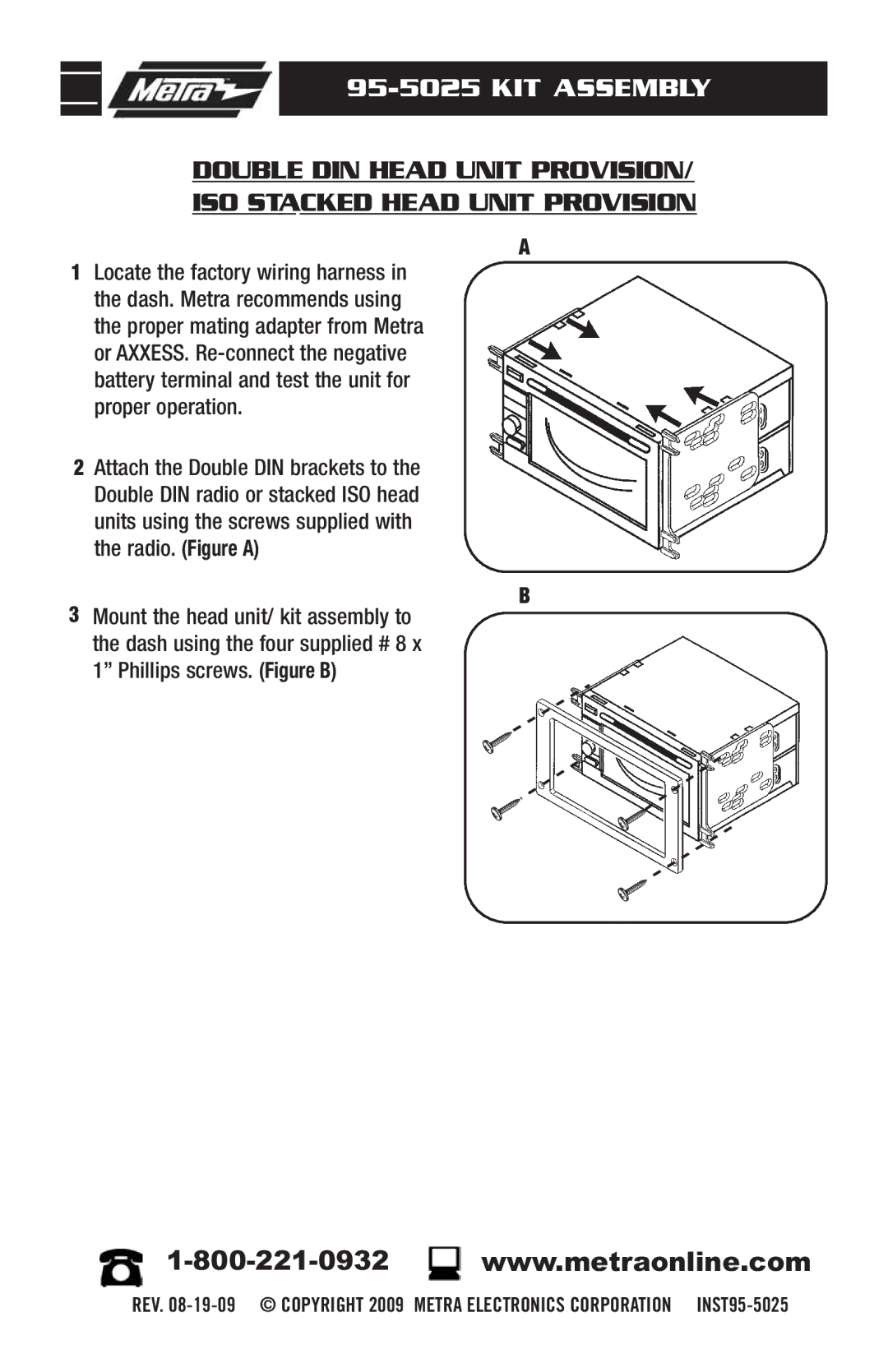 Ford 95-5025 installation instructions KIT Assembly 