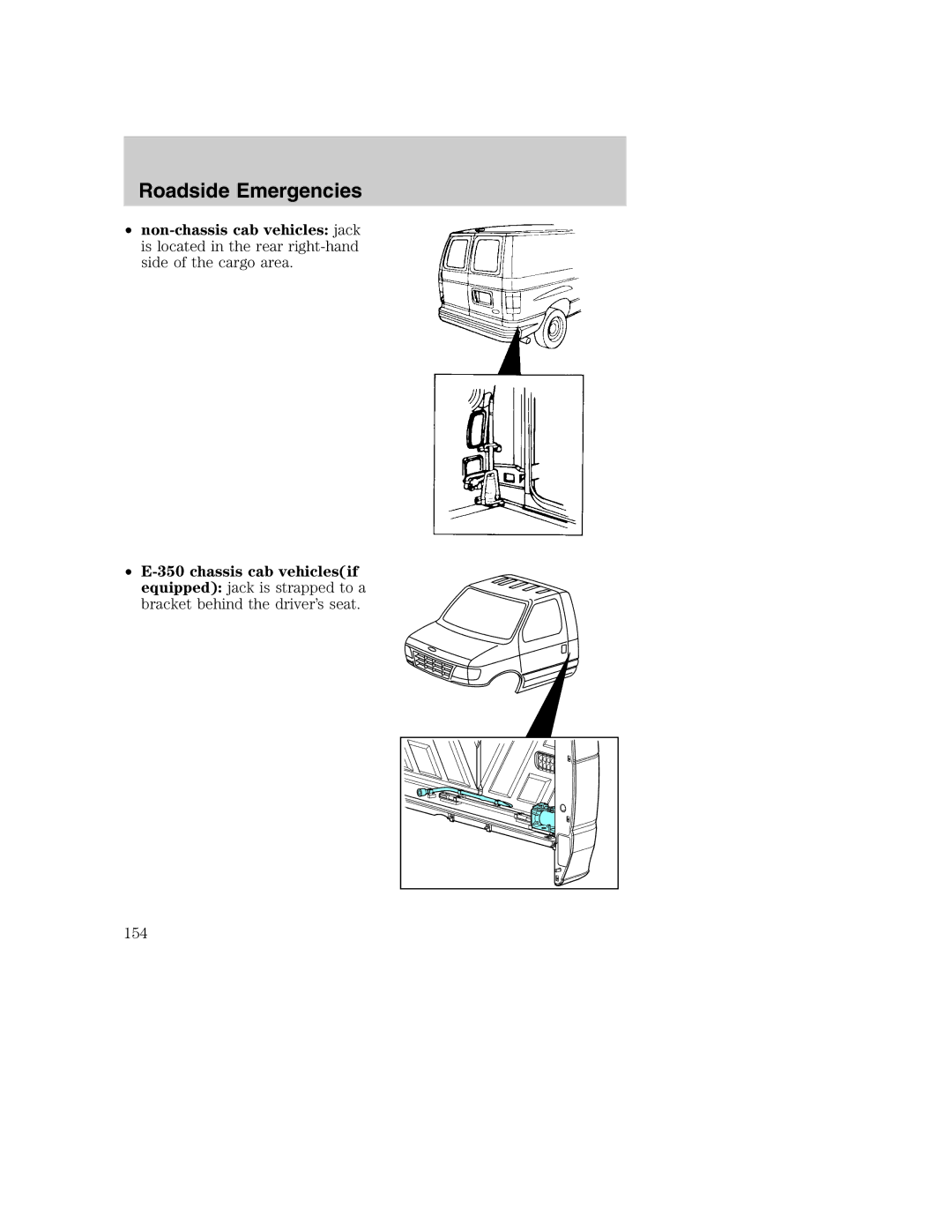 Ford AM/FM stereo manual 154 