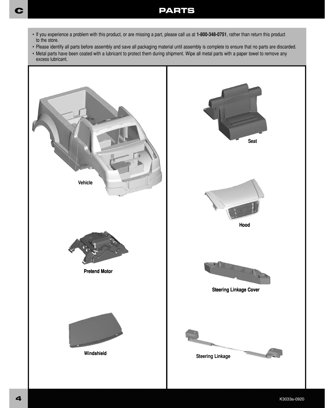 Ford F-150 owner manual Cparts, Seat Vehicle Hood Pretend Motor, Windshield, Steering Linkage Cover Steering Linkage 