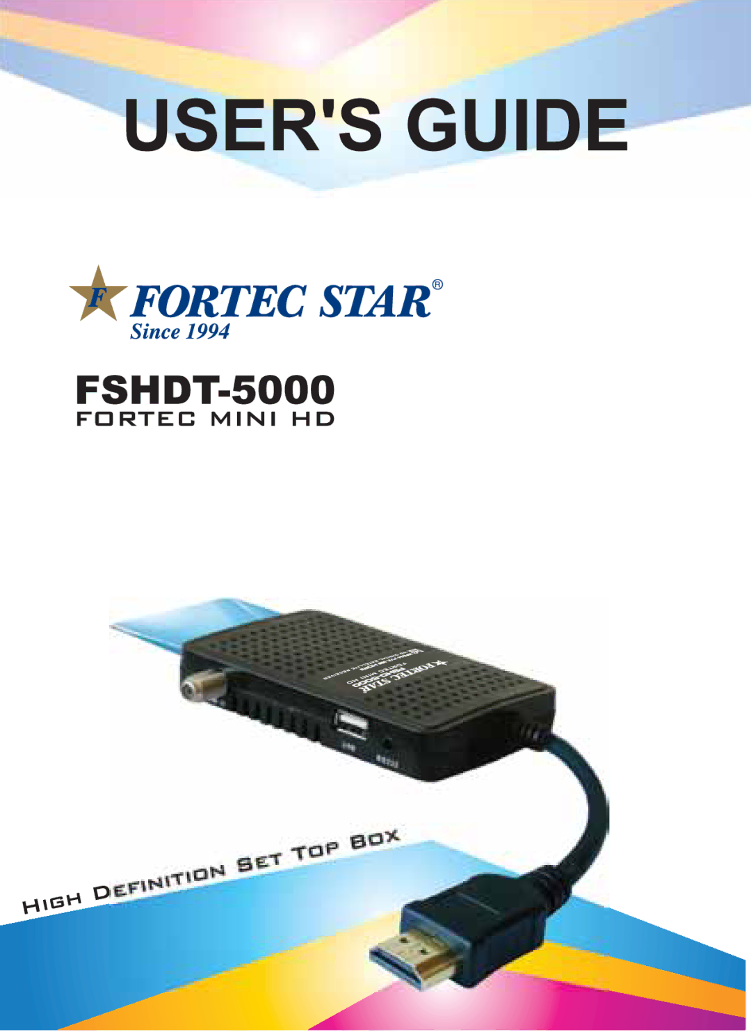 Fortec FSHDT-5000 manual 