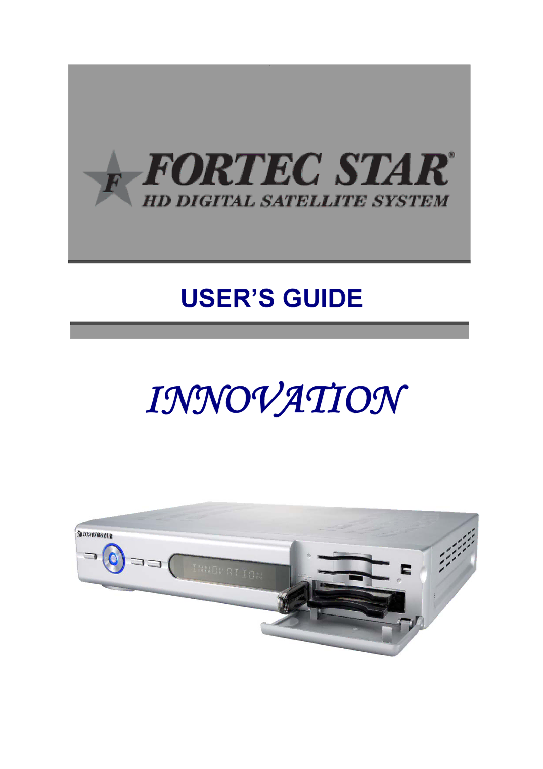 Fortec Innovation manual 