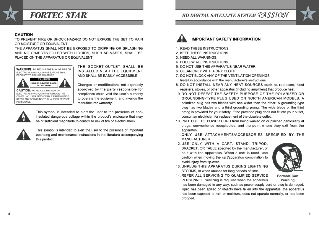 Fortec Passion manual 