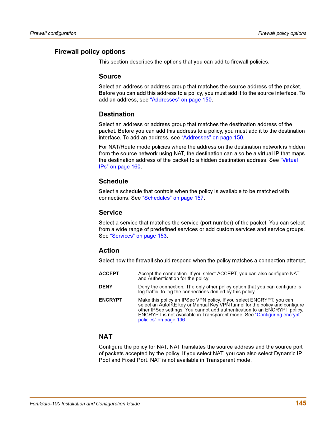 Fortinet 100 user manual 145 