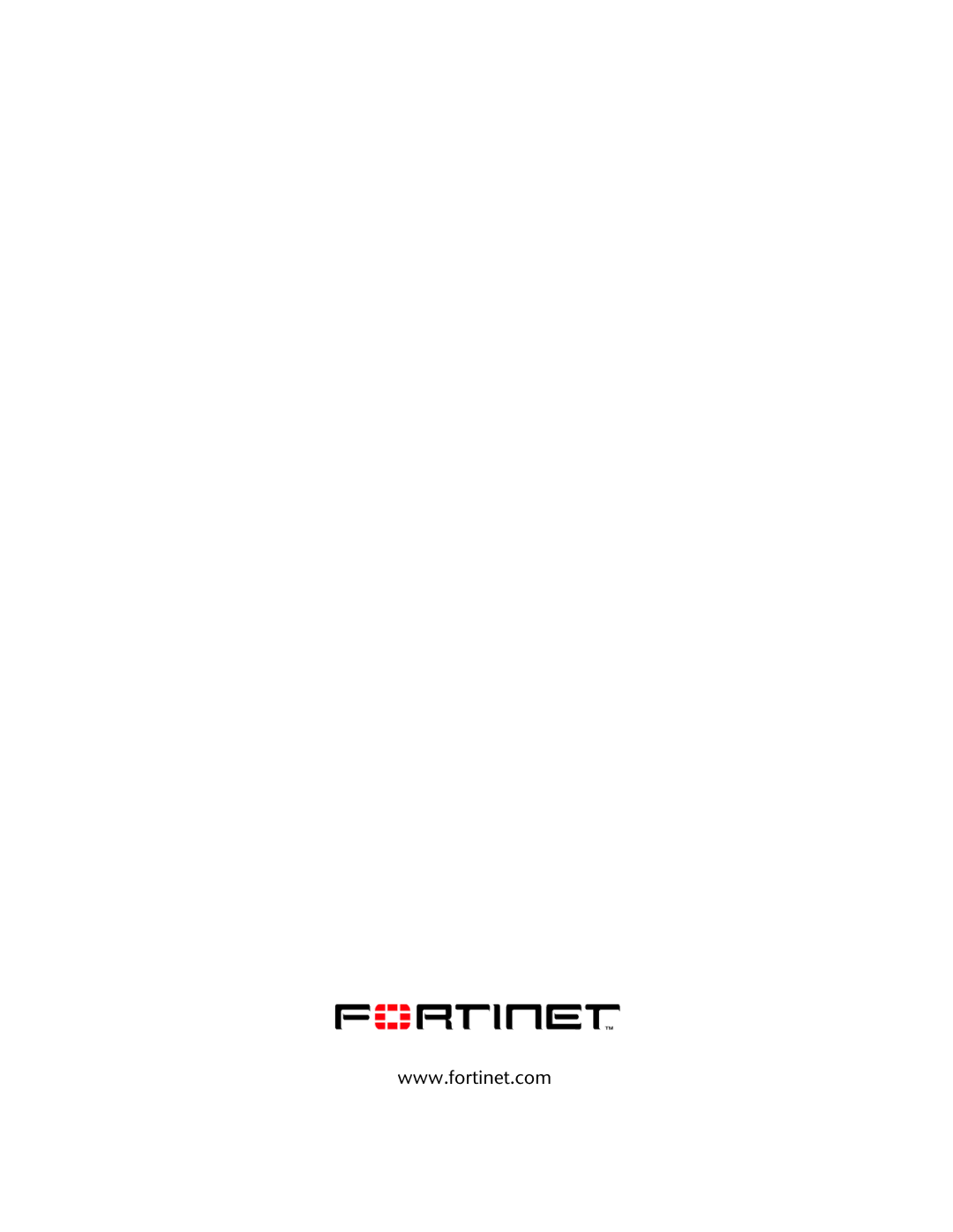 Fortinet 1.2.0 manual 