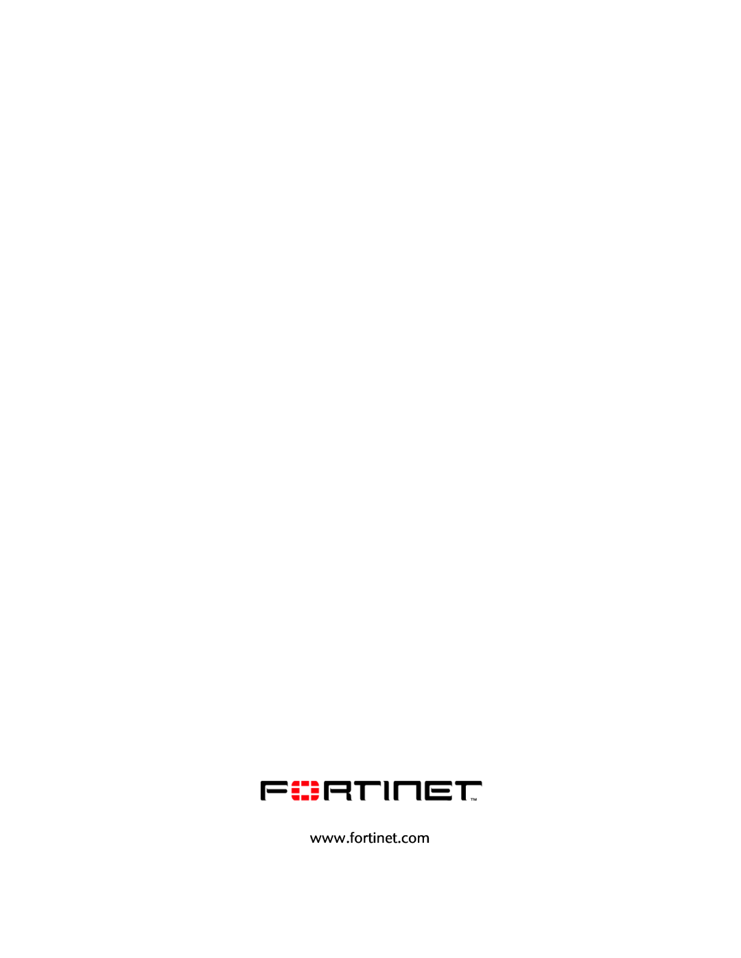 Fortinet 1.2.0 manual 