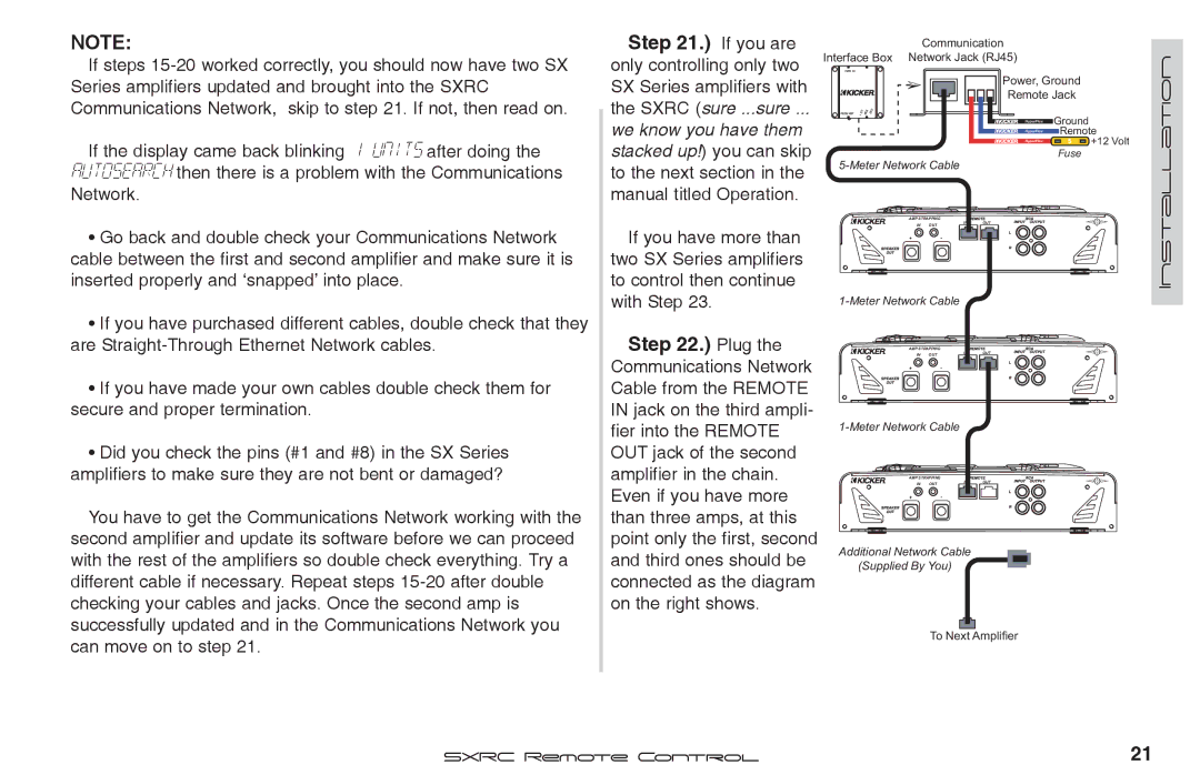 Fortinet 2 SXRC manual Go back and double check your Communications Network, Inserted properly and ‘snapped’ into place 