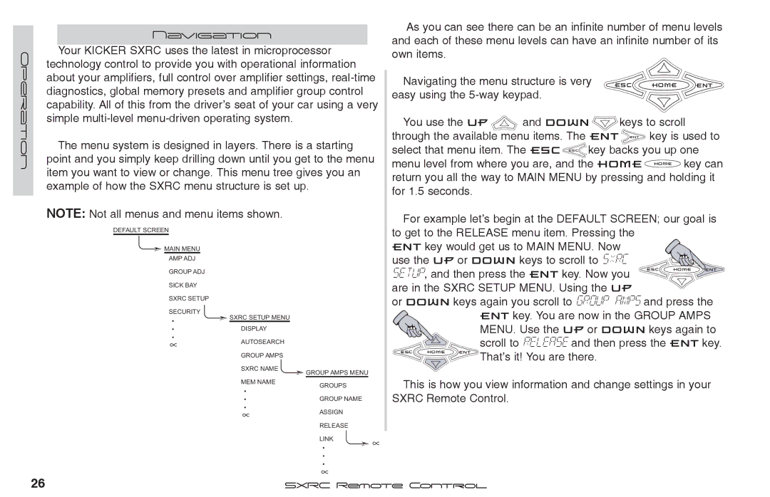 Fortinet 2 SXRC manual Operation Navigation 