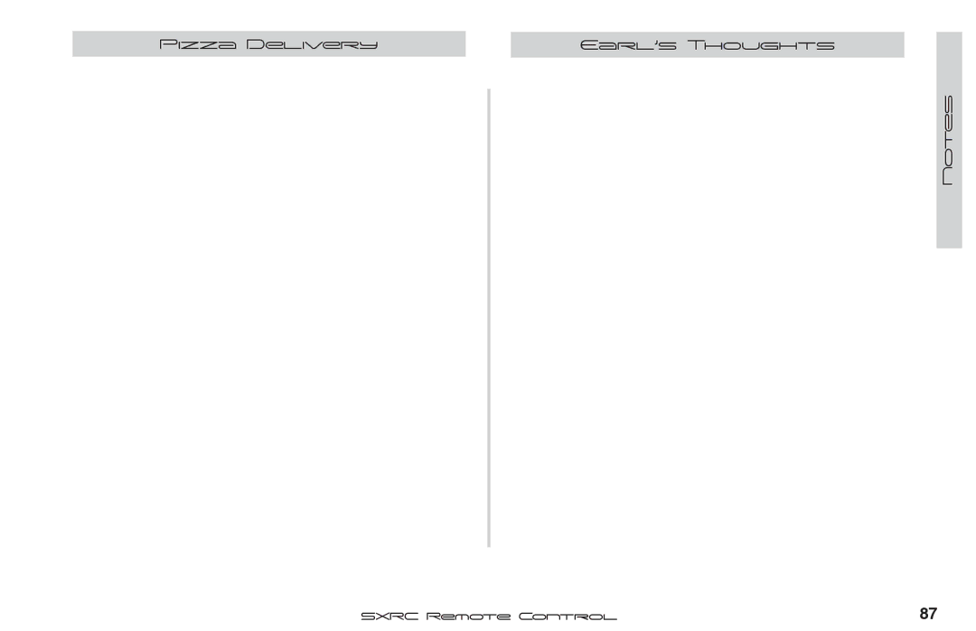 Fortinet 2 SXRC manual Pizza Delivery Earl’s Thoughts 