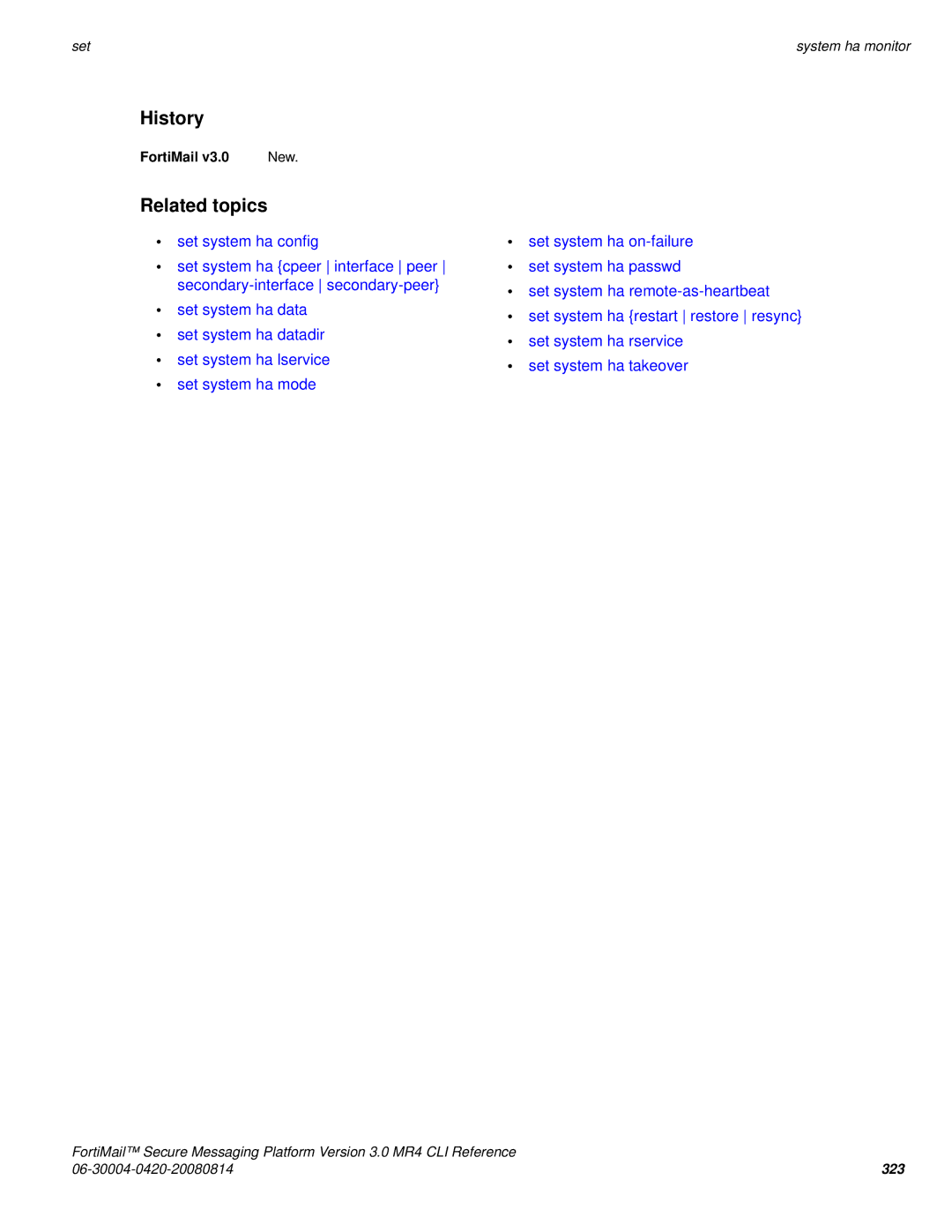 Fortinet 3.0 MR4 manual 323 