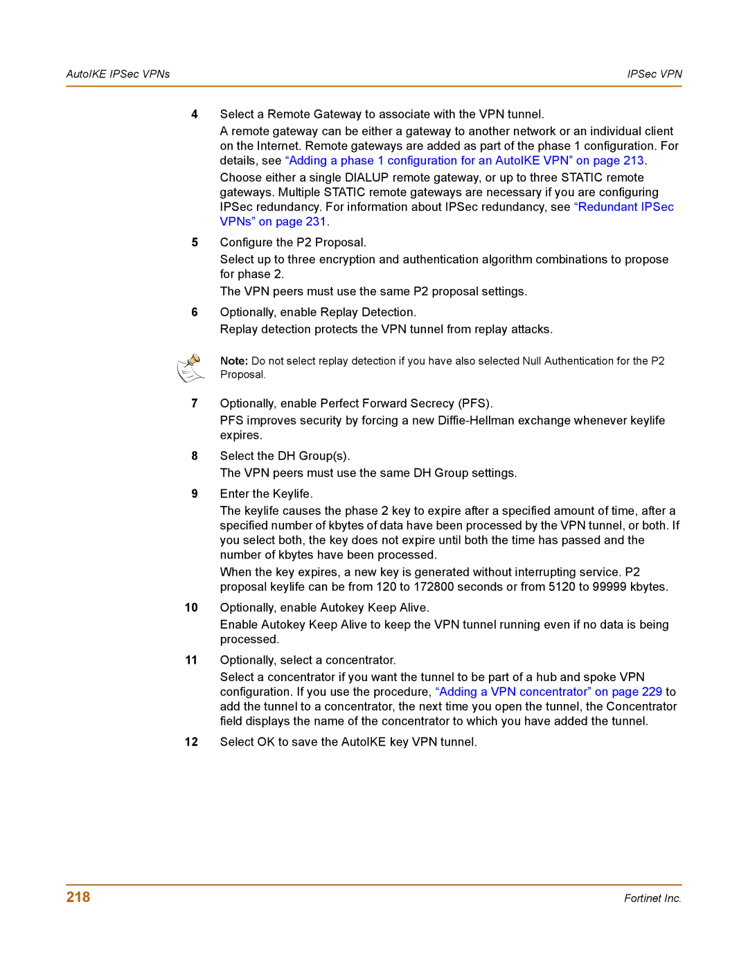 Fortinet 400 manual 218 