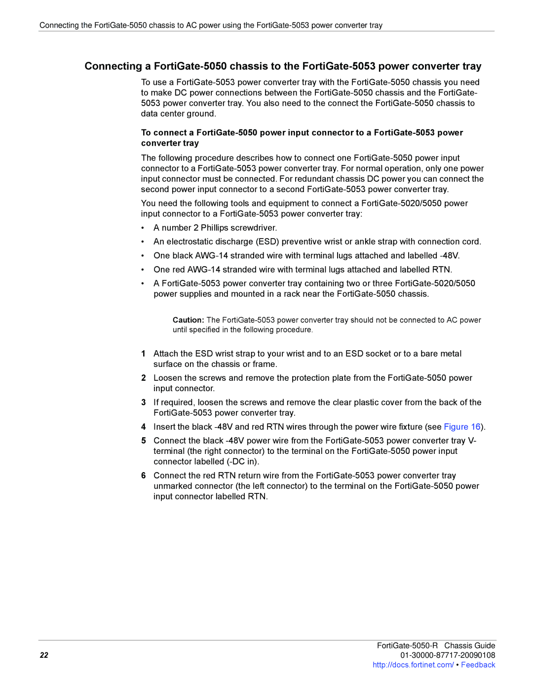 Fortinet manual FortiGate-5050-R Chassis Guide 