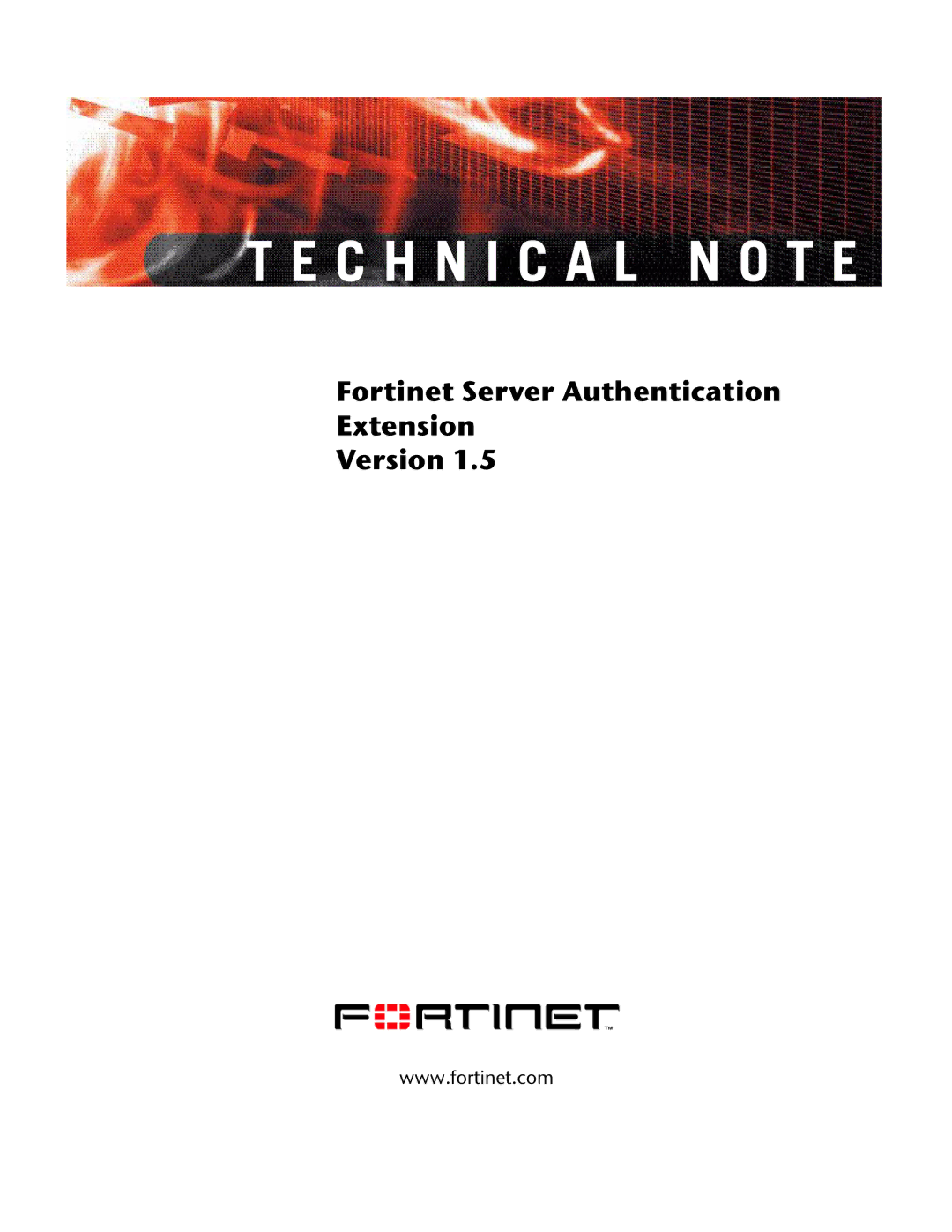 Fortinet FSAE manual C H N I C a L N O T E 