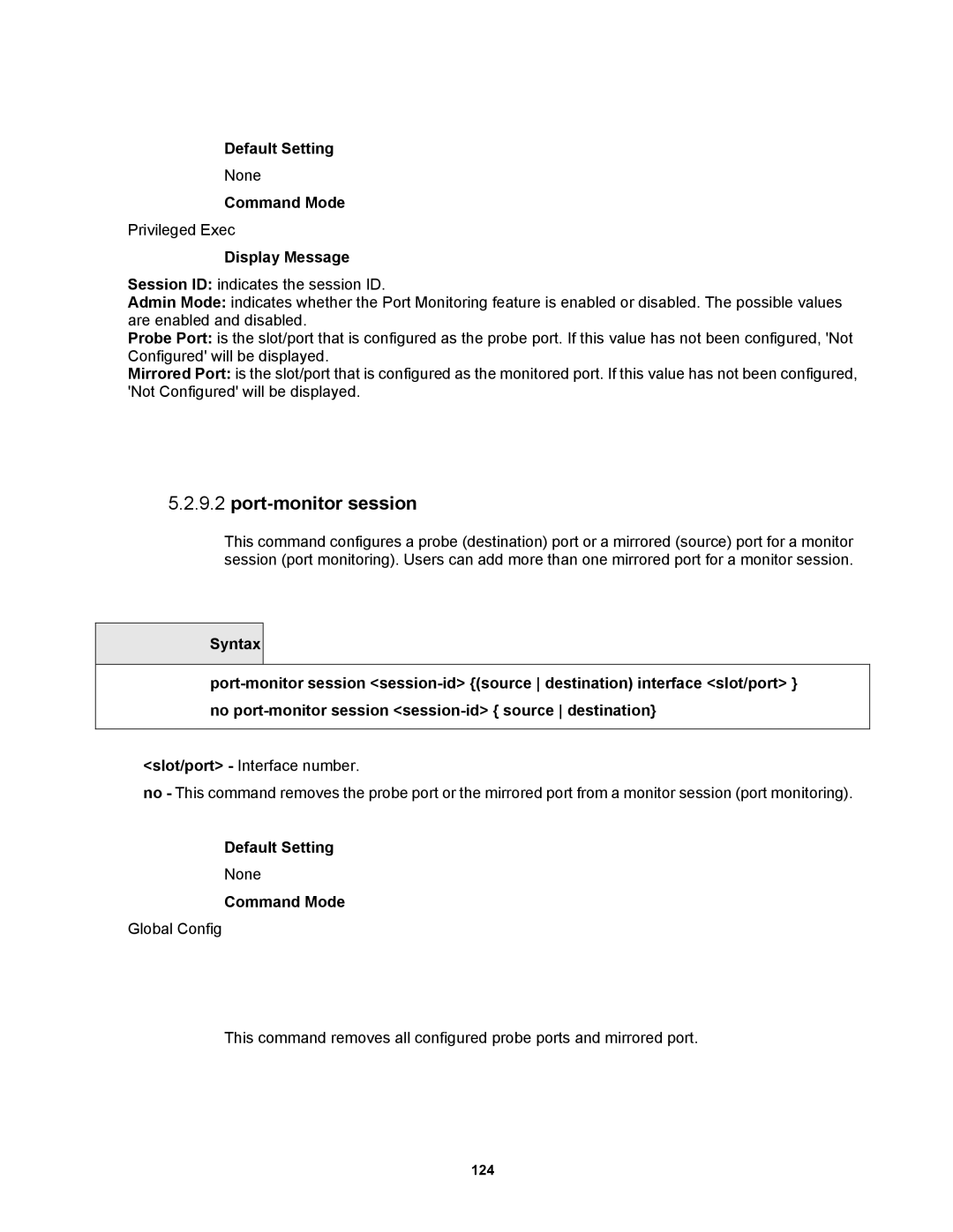 Fortinet MR1 manual Port-monitor session 