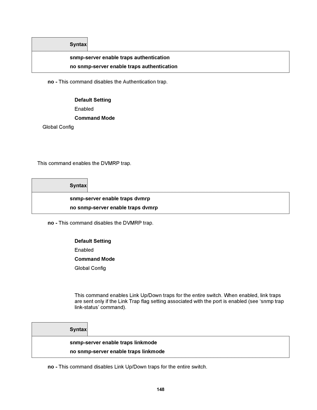 Fortinet MR1 manual No This command disables the Authentication trap 