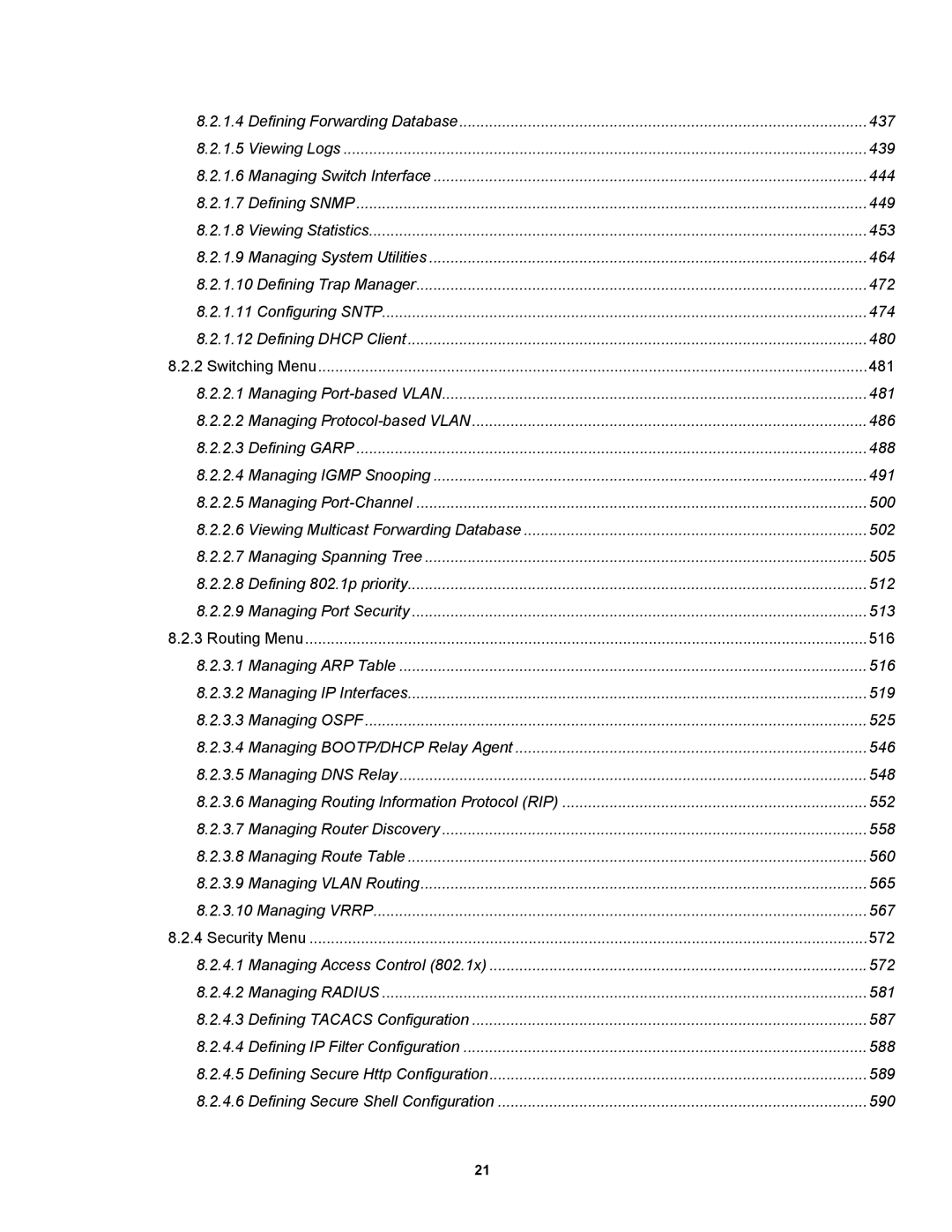 Fortinet MR1 manual Defining Forwarding Database 437 