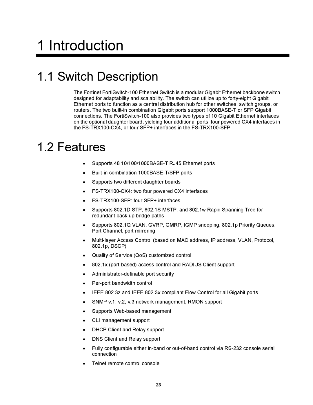 Fortinet MR1 manual Introduction 