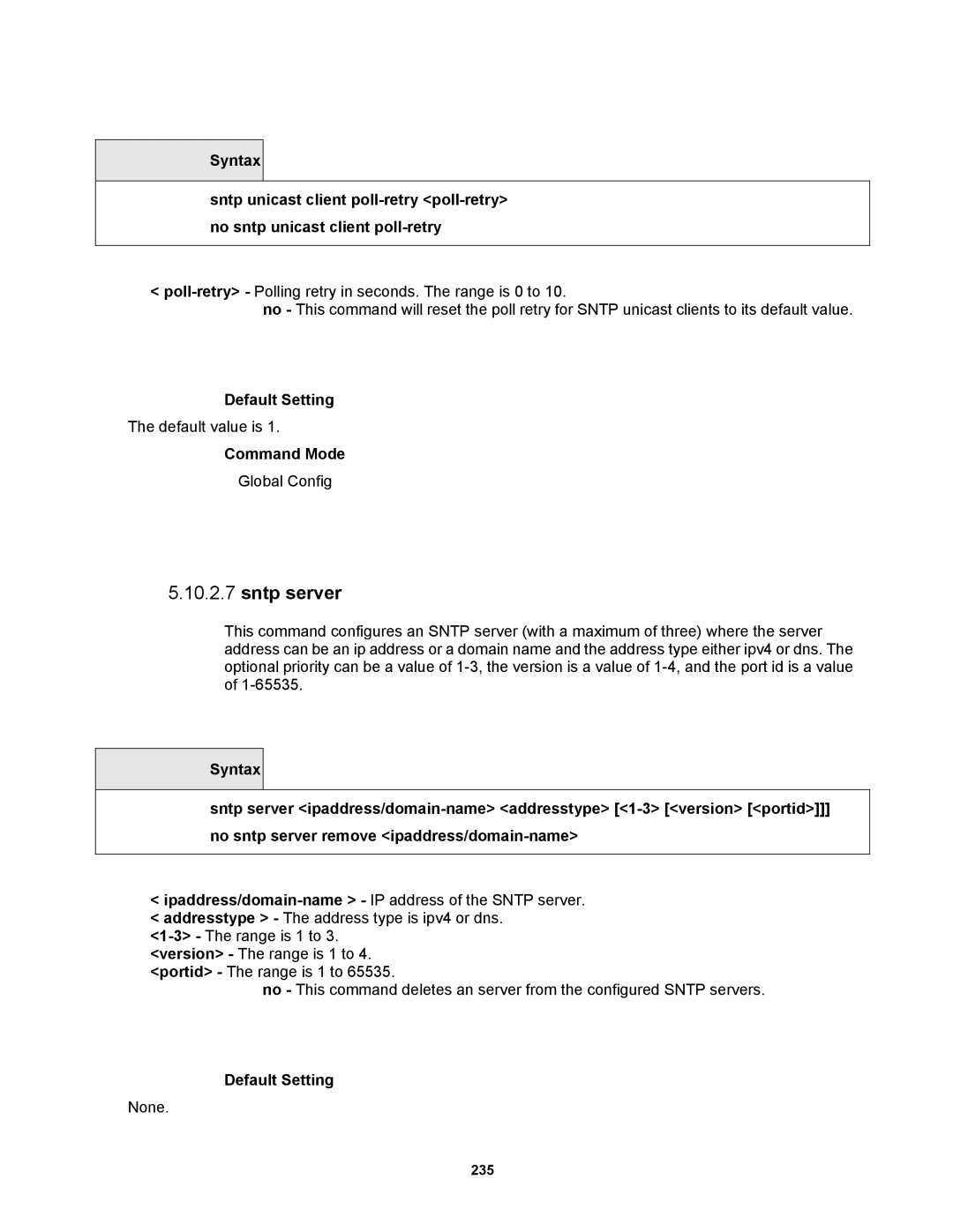 Fortinet MR1 manual Sntp server 