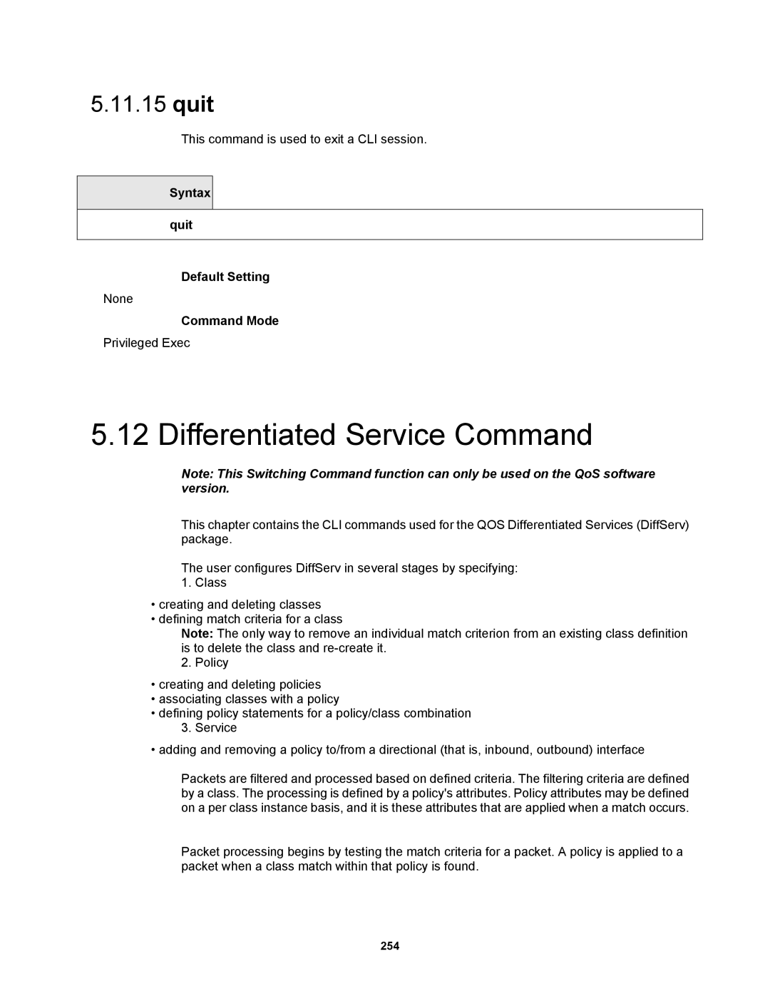 Fortinet MR1 manual Syntax Quit Default Setting 