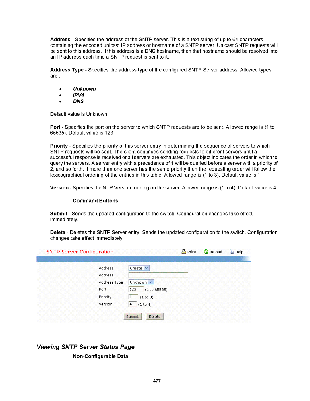 Fortinet MR1 manual Viewing Sntp Server Status, Unknown IPV4 