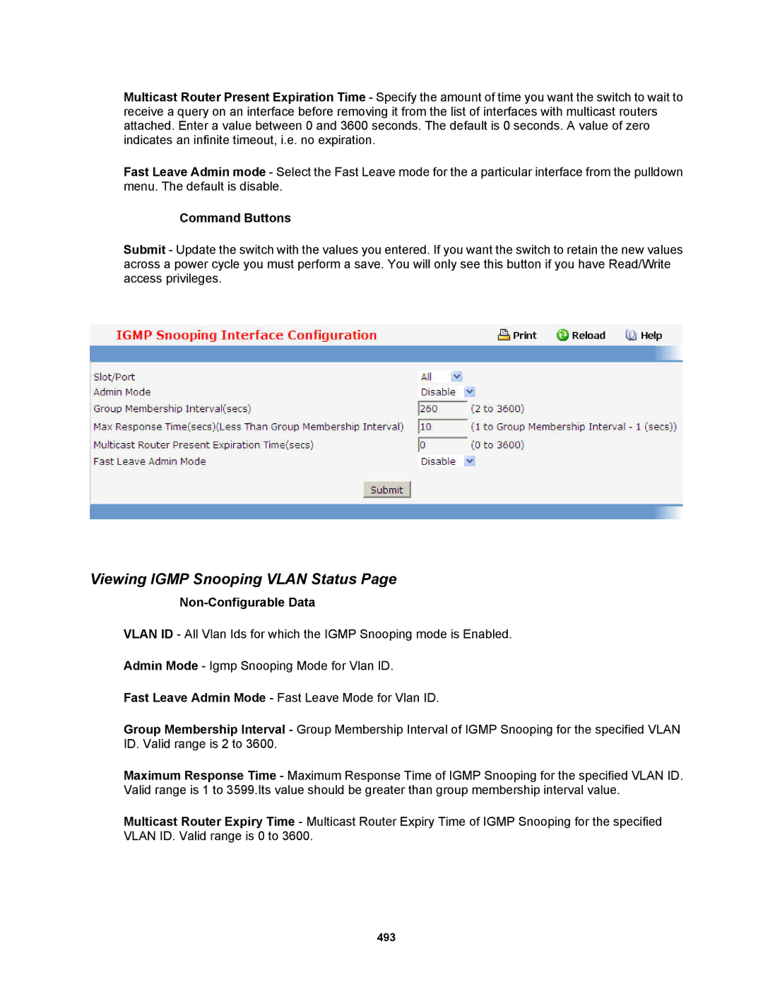 Fortinet MR1 manual Viewing Igmp Snooping Vlan Status 