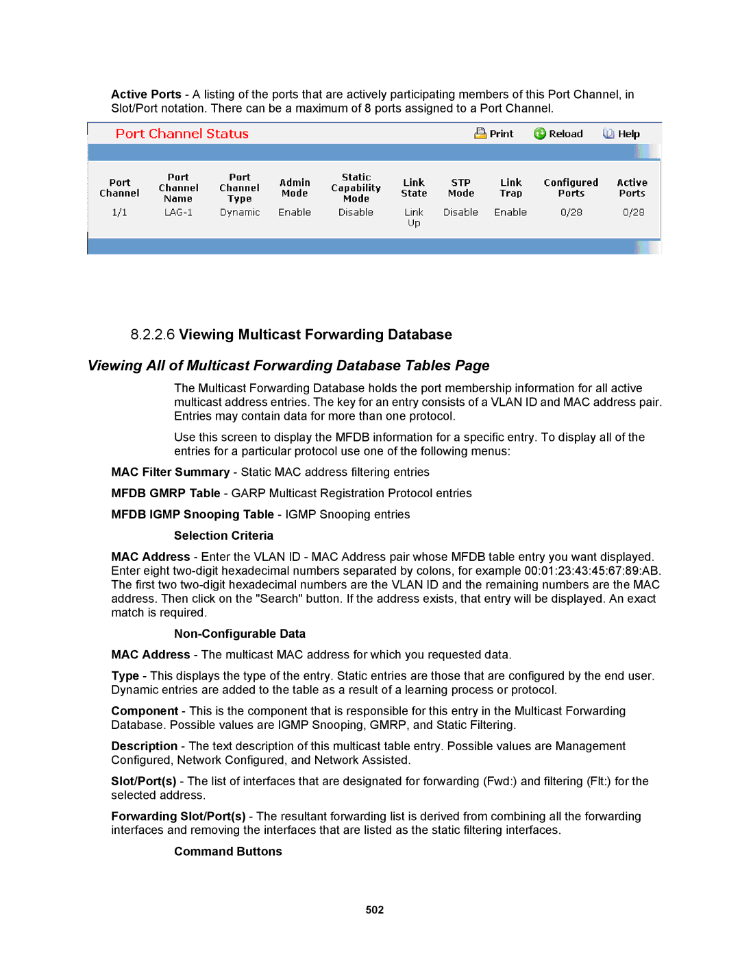 Fortinet MR1 manual Viewing Multicast Forwarding Database, Viewing All of Multicast Forwarding Database Tables 