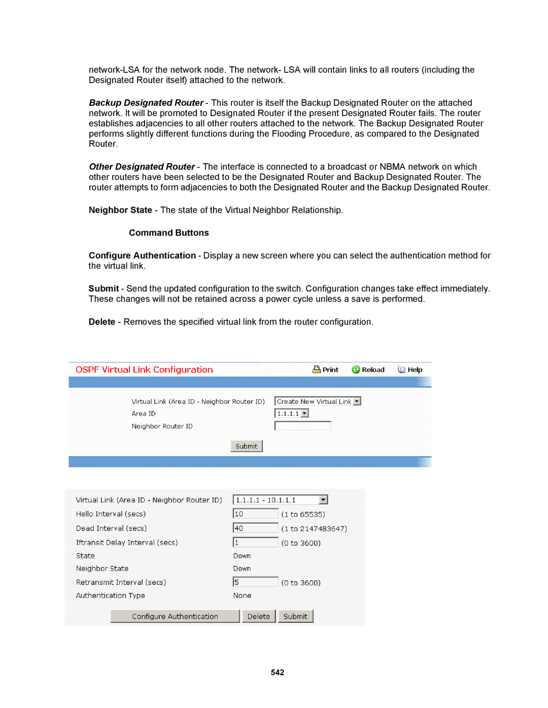 Fortinet MR1 manual 542 