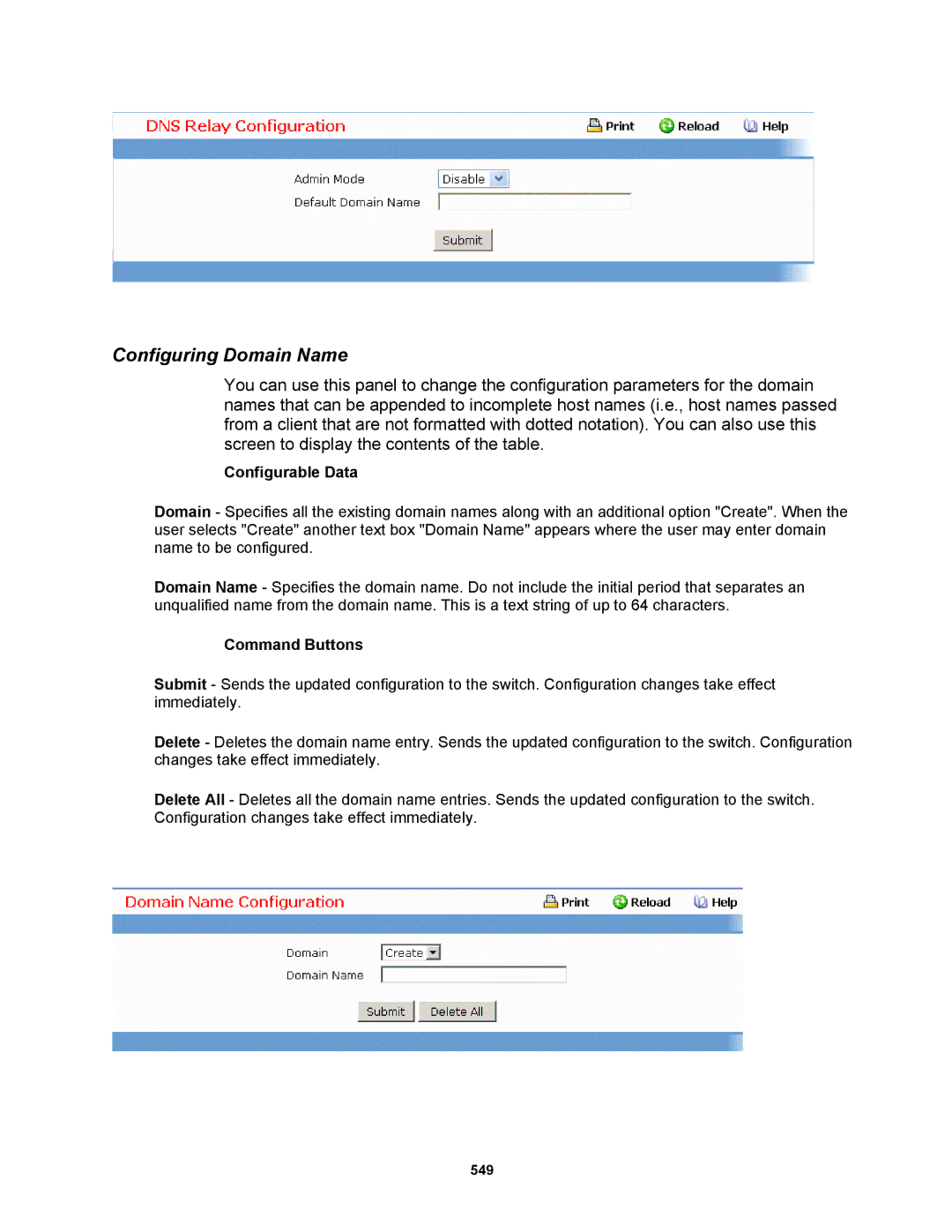 Fortinet MR1 manual Configuring Domain Name 